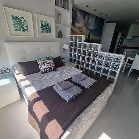 Estudio Ii Vistas Mar Nearby Train, Airport Malaga Apartment *