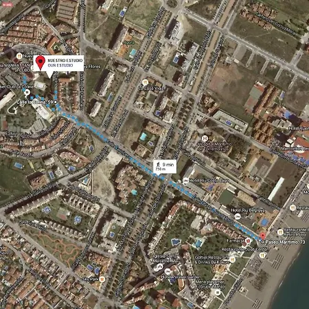 Apartment Estudio Ii Vistas Mar Nearby Train, Airport Malaga Torremolinos