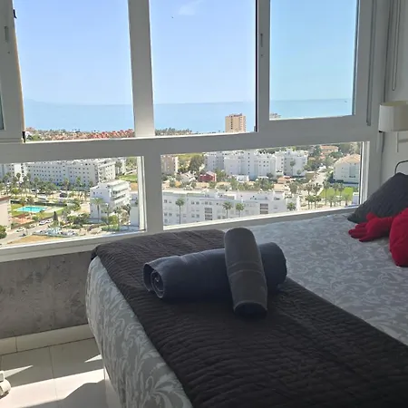 Estudio Ii Vistas Mar Nearby Train, Airport Malaga Apartment *